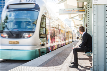 Roosevelt Light Rail Station Near Union At Roosevelt Apartments In Phoenix, AZ